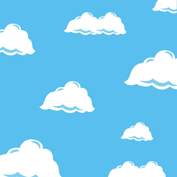 nuage climat bleu fond
 - Vecteur, image