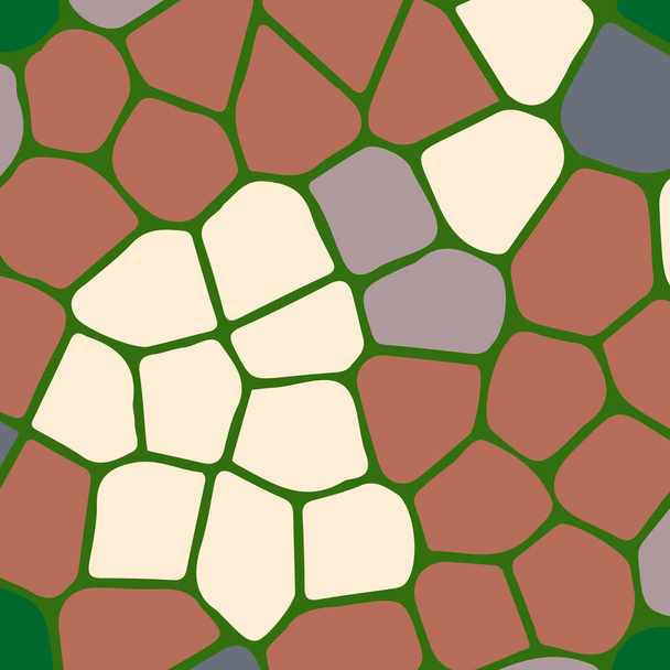 abstrakte bunte Mosaik nahtlose Muster - Vektor, Bild