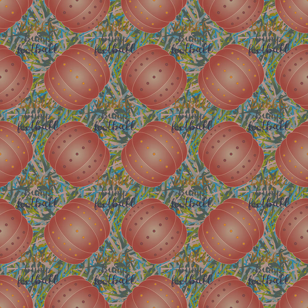 Equipo de bolas de golpe de burbuja el patrón sin costuras
. - Vector, imagen