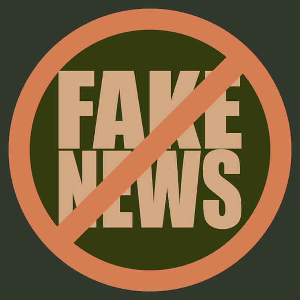 konzeptionelle nahtlose Muster mit Logo Fake News. Globale Probleme der Menschheit. Vektorillustration - Vektor, Bild