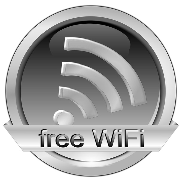 Botão wifi gratuito
 - Foto, Imagem