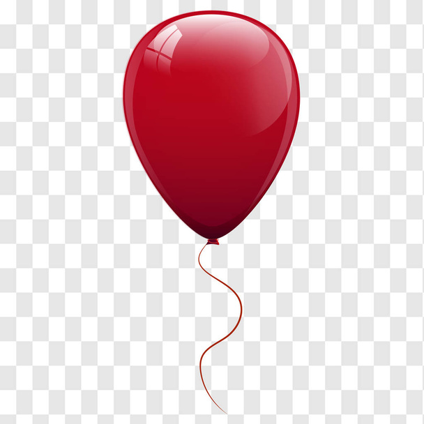Rode ballonnen. Vectorillustratie - Vector, afbeelding