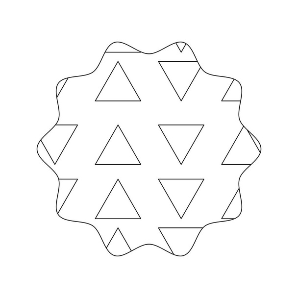 звезда линии с графической геометрической фоновой иллюстрацией
 - Вектор,изображение