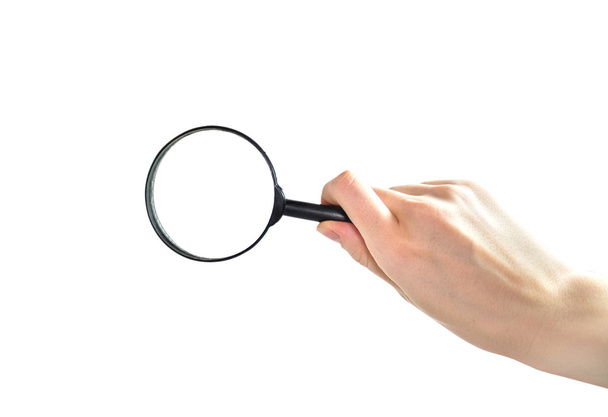 Magnifier in hand - Photo, Image