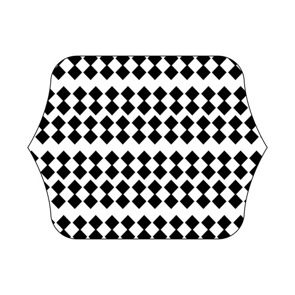 ορθογώνιο σιλουέτα με εικονογράφηση διάνυσμα στυλ γραφικών απρόσκοπτη δημιουργικό υπόβαθρο - Διάνυσμα, εικόνα