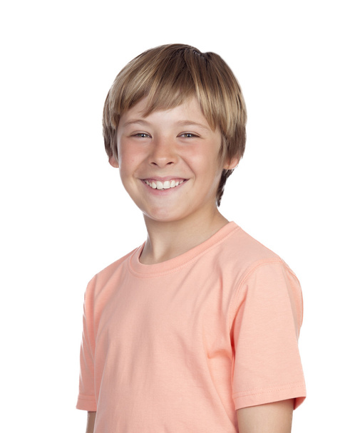 Smiling adolescent with a happy gesture - Photo, Image