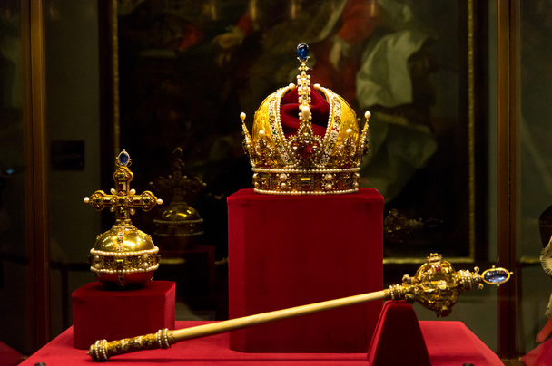 Habsburg's crown, sceptre and orb - Photo, Image