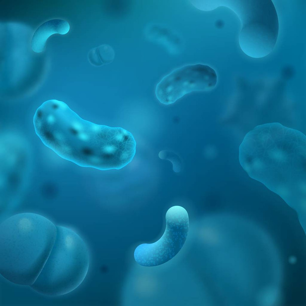 Ιοί και τα βακτήρια λοίμωξη διάνυσμα αφίσα - Διάνυσμα, εικόνα