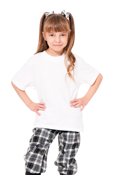 T-shirt on girl - Foto, imagen