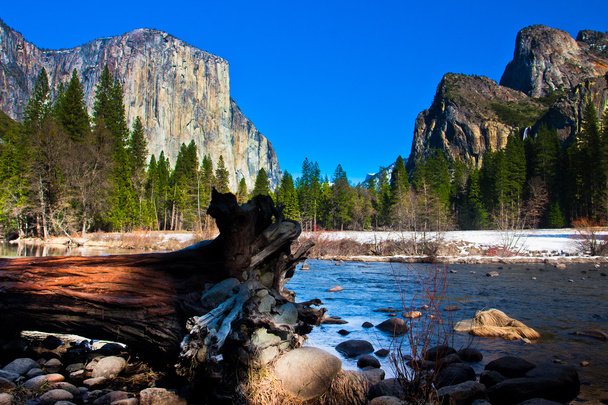 Valle de Yosemite en el Parque Nacional Yosemite, California
 - Foto, Imagen