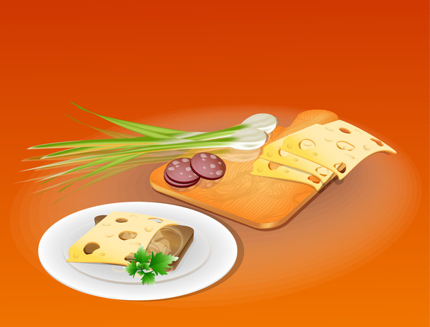 Illustration sandwich, illustration vectorielle
  - Vecteur, image