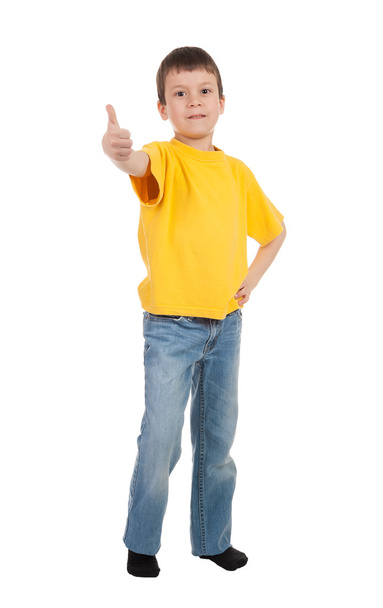 Мальчик показывает пальцем
 - Фото, изображение