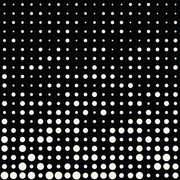halftone dot seamless pattern, minimal geometric abstract background - Vector, Image