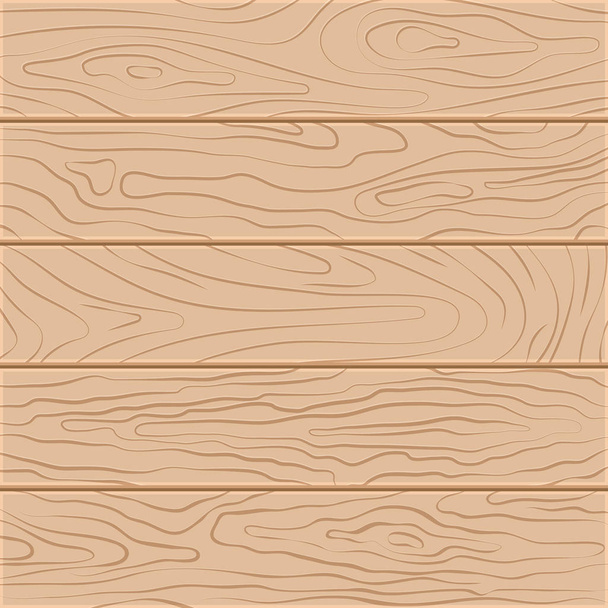 Cinq planches en bois au design plat
 - Vecteur, image