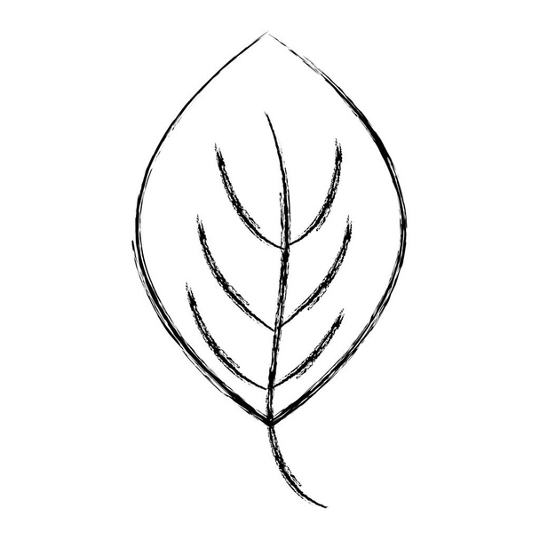 гранжева рослина тропічний лист дизайн природи Векторні ілюстрації
 - Вектор, зображення