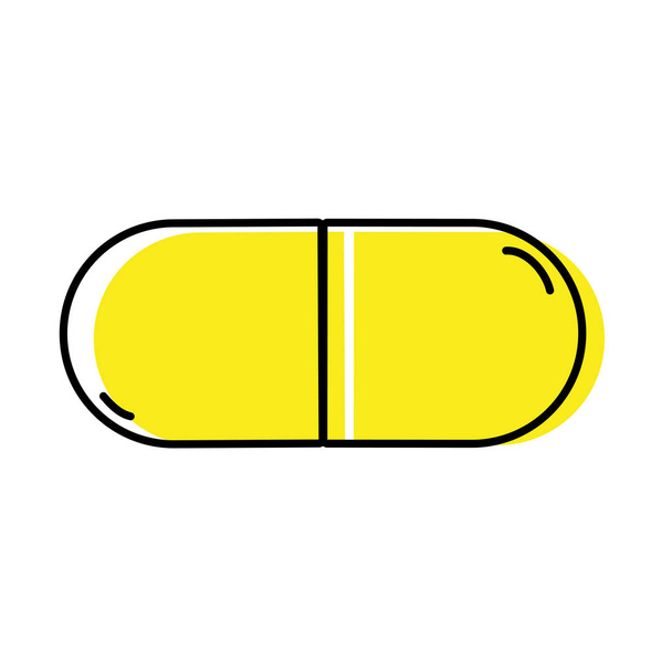 pharmaceutical pill drug medical treatment vector illustration - Vector, Image