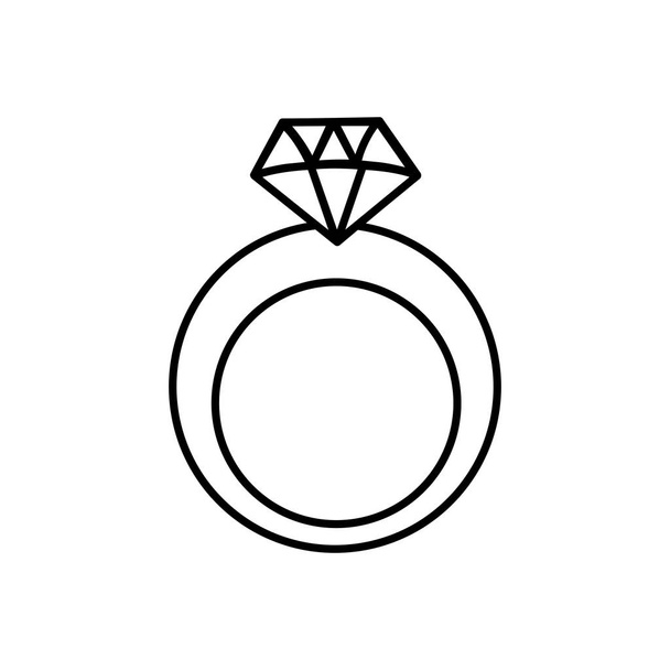 Διαμαντένιο κόσμημα κοσμήματα και πολύτιμα θέμα απομονωμένες σχεδιασμό εικονογράφηση διάνυσμα - Διάνυσμα, εικόνα