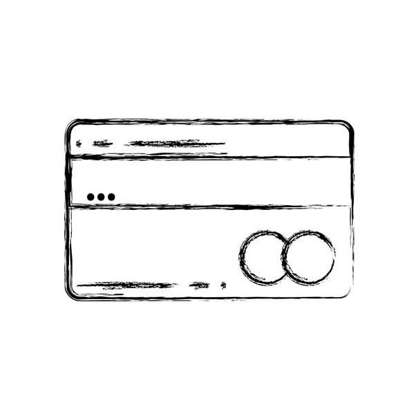 figura finanças cartão de crédito eletrônico ilustração do vetor de negócios
 - Vetor, Imagem