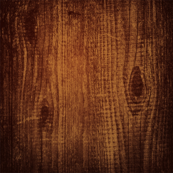 Illustration of the natural dark wooden background - Vector, Image