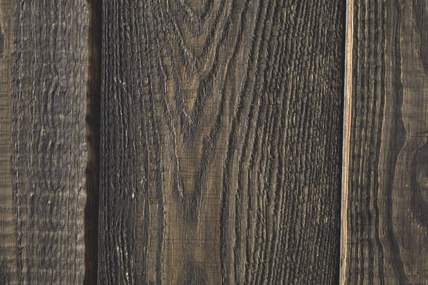 Old brown wood background, rustic wooden surface with copy space - Fotó, kép