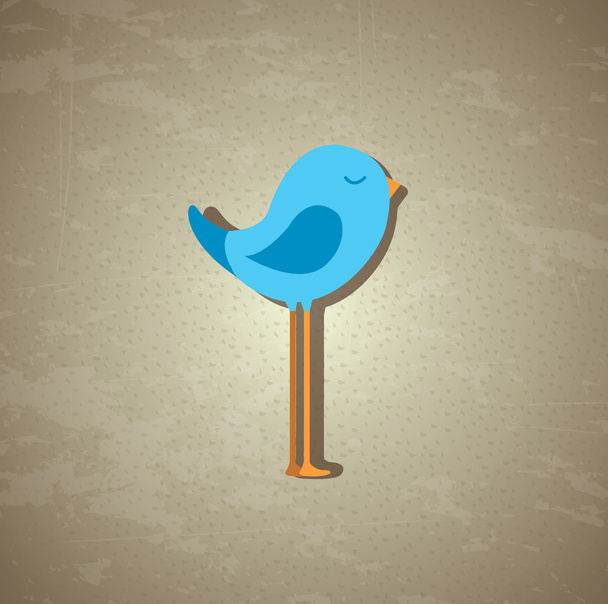 Синяя птица
 - Вектор,изображение