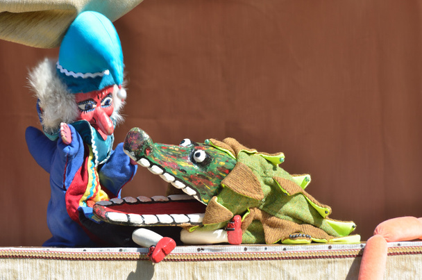 Mr Punch and the Crocodile - Photo, Image