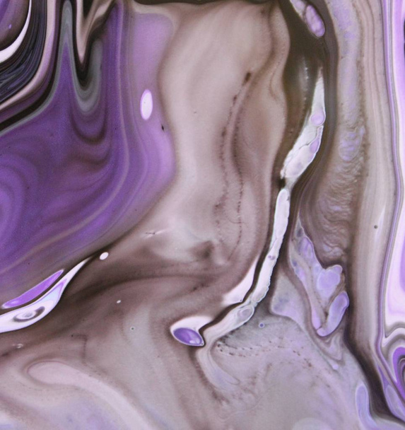 abstract acrylic painting, marble paint wallpaper - Photo, Image