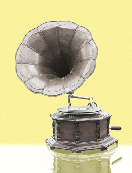Vintage grammofoon - Foto, afbeelding