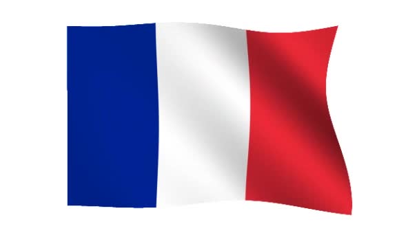 Flag of France - Footage, Video