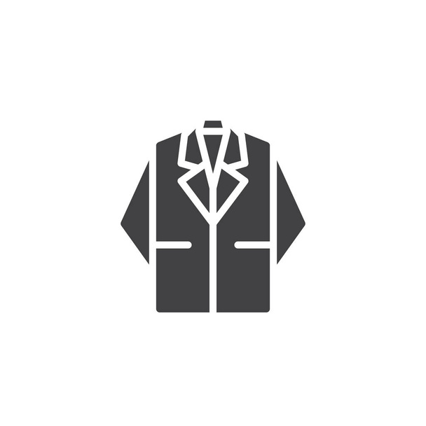 Suit icon vector, filled flat sign, solid pictogram isolated on white. Symbol, logo illustration - Vektor, obrázek