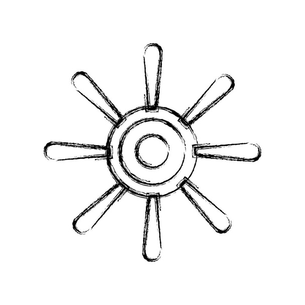 figura timone nave oggetto nautico disegno vettoriale illustrazione
 - Vettoriali, immagini