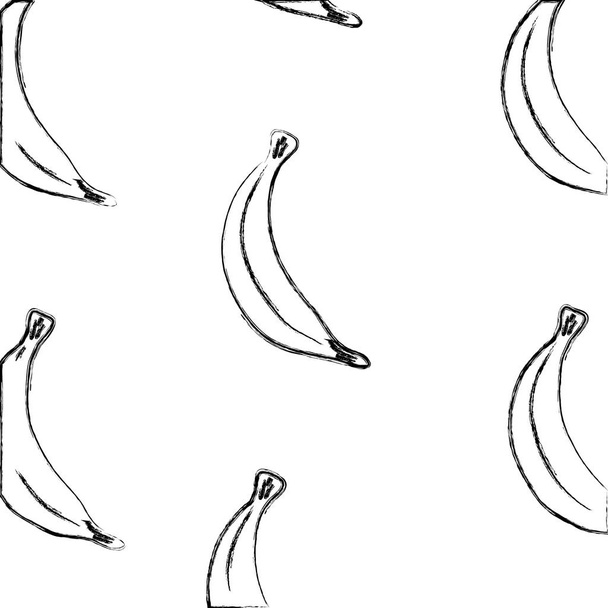 figura deliziosa banana frutta sfondo disegno vettore illustrazione
 - Vettoriali, immagini