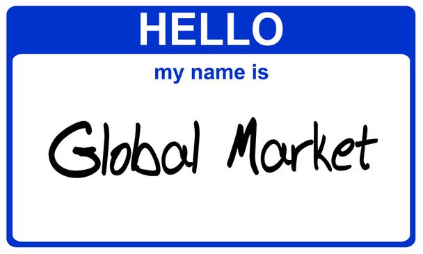 Nome mercado global
 - Foto, Imagem