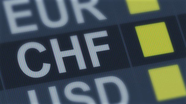 Svájci frank változatlan, világ devizapiac, árfolyam ingadozik, pénzügy - Fotó, kép