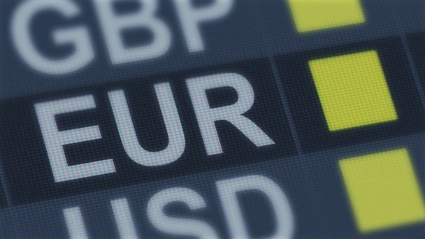Euro bez zmian, świecie giełdzie, kurs walut, zmienne, finanse - Zdjęcie, obraz