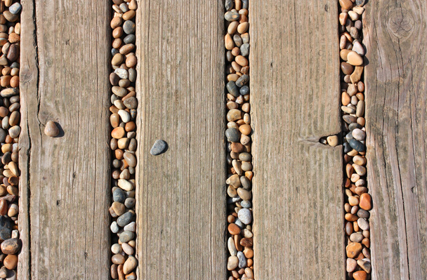 taşlar DECKING boşlukları Beach - Fotoğraf, Görsel