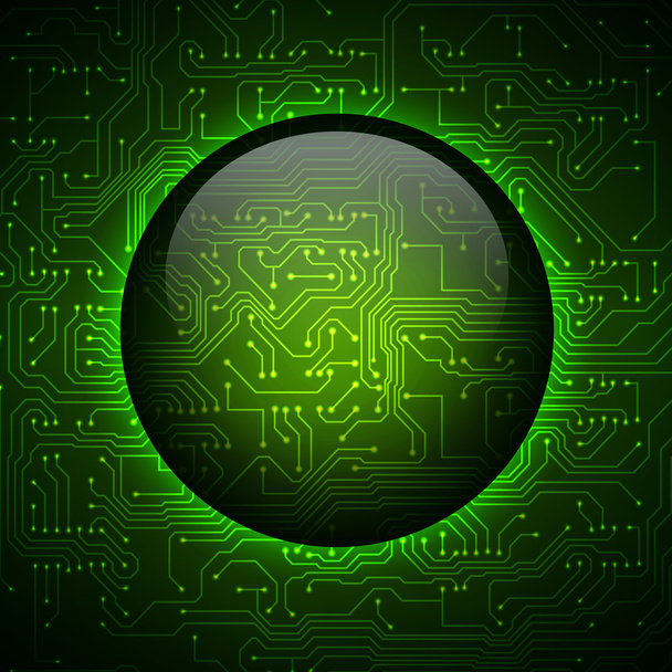 Circuit board background - Vector, Image
