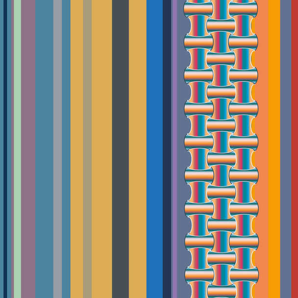 abstraktes geometrisches buntes Muster  - Vektor, Bild