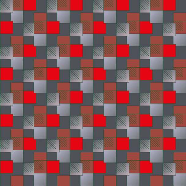 абстрактный геометрический красочный бесшовный узор - Вектор,изображение