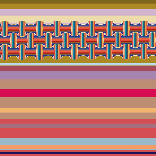 abstraktes geometrisches buntes Muster  - Vektor, Bild
