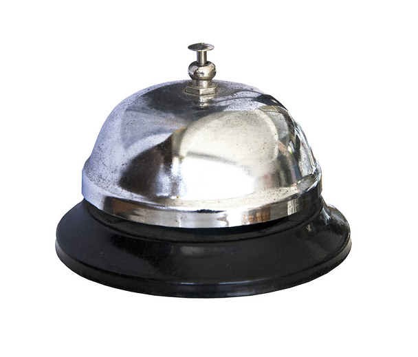 campana de servicio antiguo aislado sobre fondo blanco
 - Foto, imagen
