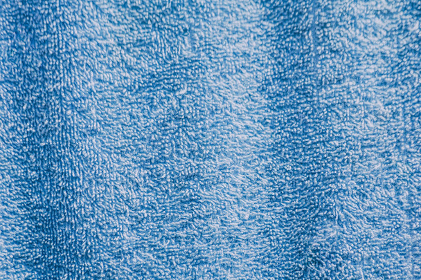As texturas e detalhes do tapete azul. Usado como imagem de fundo e como decoração de interiores. - Foto, Imagem