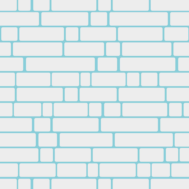 Seamless texture of a brick wall pattern for background. - Vector, Image