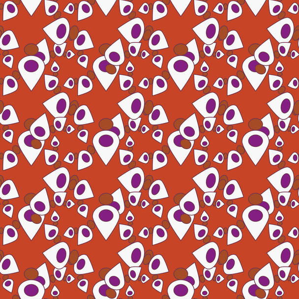Abstract geo drop-shaped pin background pattern.  - Vector, Image