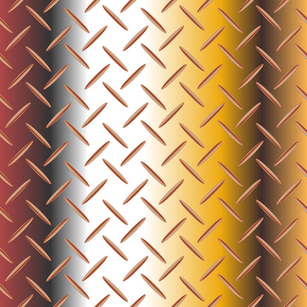 Illustration vectorielle de métal ondulé, motif sans couture
. - Vecteur, image