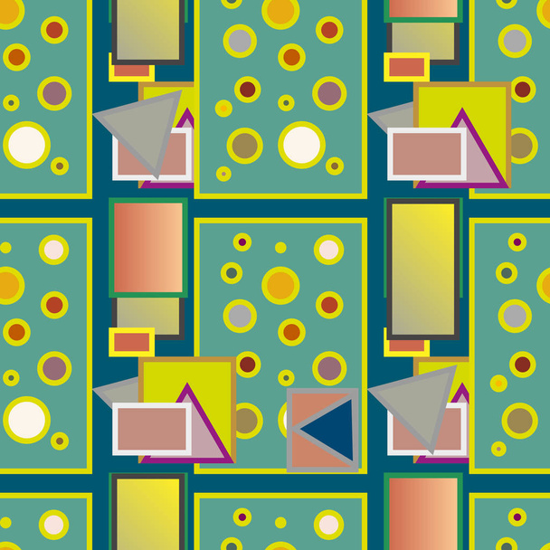 abstrata geométrica colorido padrão vetor ilustração - Vetor, Imagem