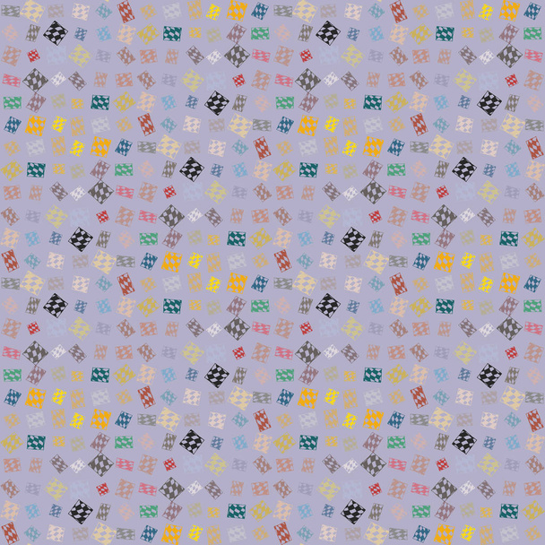 vectorillustratie van abstracte geometrische kleurrijke naadloze patroon voor de achtergrond - Vector, afbeelding
