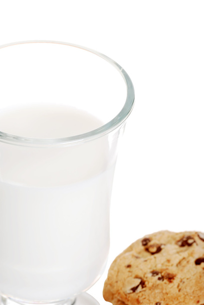 Closeup glass of milk - Foto, Imagem