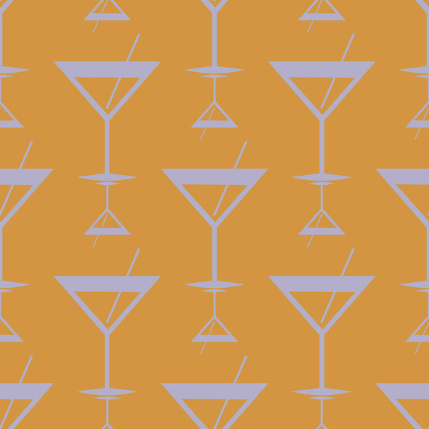 Тропічний візерунок коктейлів, барвисті безшовні Векторні ілюстрації
 - Вектор, зображення