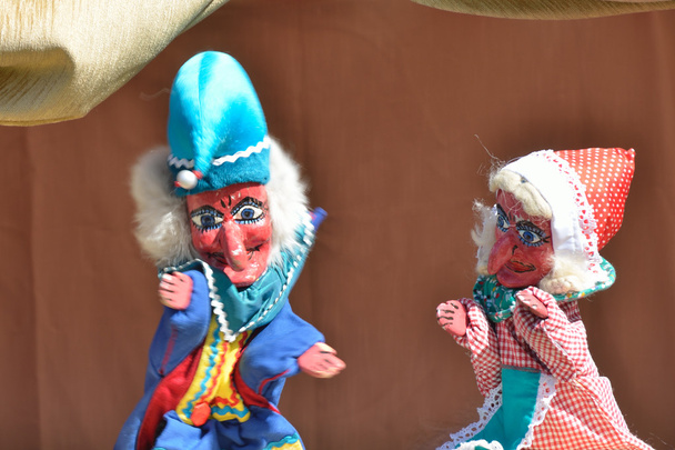 Punch és Judy bábszínházba - Fotó, kép